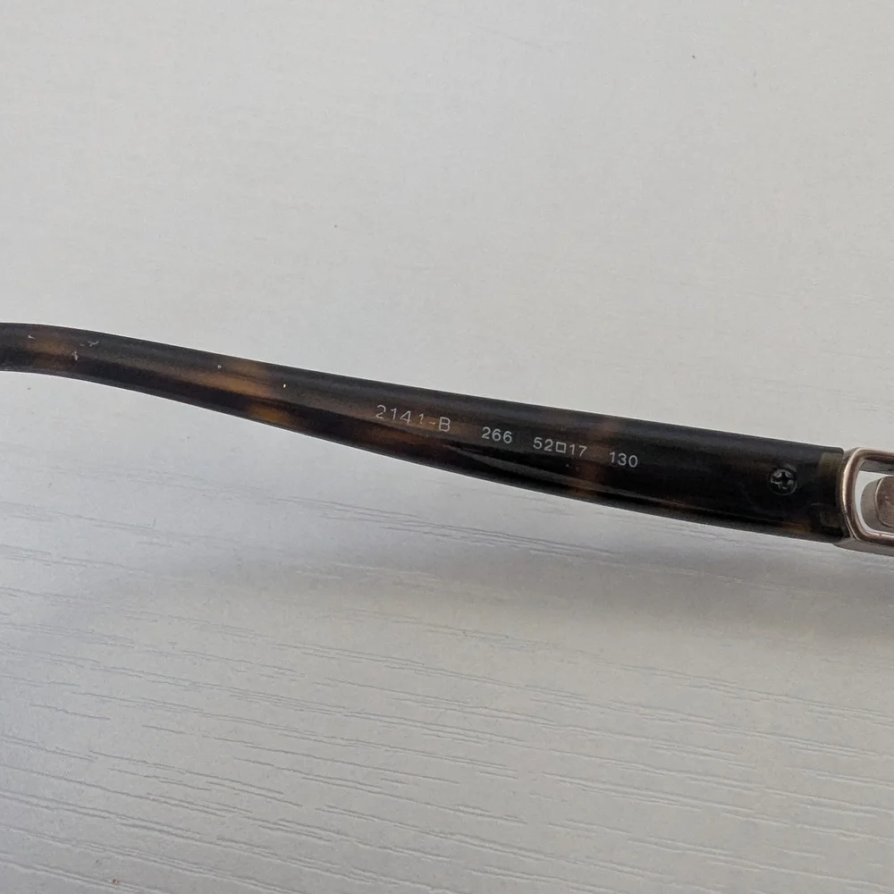 Bvlgari 2141B 266 Tortoise Shell Glasses with Crystal Accents Frame - Picture 8 of 10